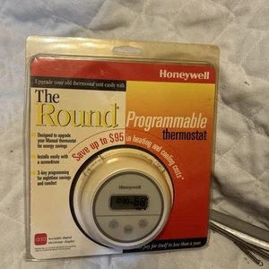 Honeywell Digital Round Thermostat CT2700A Heat & Cool - Package Damage - Picture 1 of 12