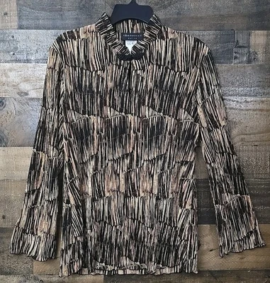 Blusa de acordeão feminina vintage tamanho 12P Y2K boho carreira bruxa fada gótica clássica - Imagem 1 de 4