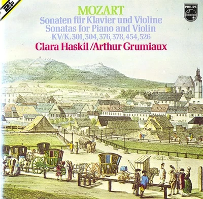 2LP MOZART 6 Violin Sonatas (K.301 304 376 378 454 526) GRUMIAUX HASKIL Philips - Image 1 of 2