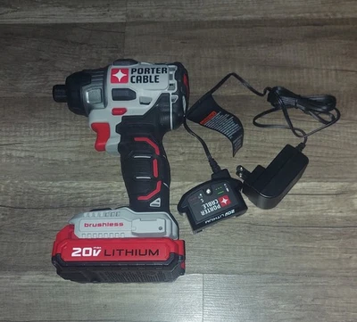 PORTER-CABLE 20V Brushless Impact Driver  Model PCC647  Kit - Image 1 of 4