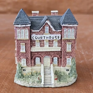 Liberty Falls AH39 Courthouse 1993 Hand Painted Village Building - Picture 1 of 6