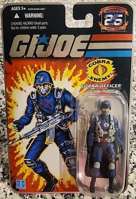 GI JOE 25º ANIVERSARIO COBRA OFICIAL EL ENEMIGO TARJETA FOIL SELLADA Foto 1 de 2