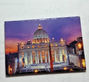 Petersbasilika Vatikanstadt Rom Kühlschrankmagnet 2 x 3 Zoll REISE - Bild 1 von 1