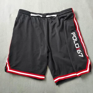 Vintage Ralph Lauren Polo Sport 67 Herren XL schwarz Gym Basketball Mesh Shorts - Bild 1 von 11