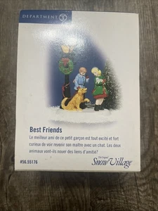 Dept 56 Best Friends Villaggio delle Nevi Nuovo Golden Retriever Cane Gatto - Foto 1 di 3