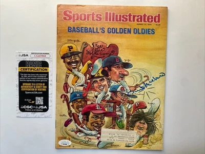 PHIL NIEKRO Autographed Signed Sports Illustrated Atlanta Braves Baseball COA - Image 1 of 2