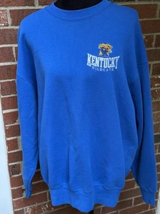 Vintage UK Kentucky Wildcats Pro Player Sweatshirt XXL 2XL Made In USA - Picture 1 of 3