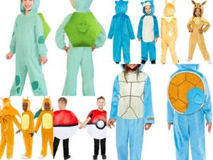 Officially Licensed Pokémon Kids Fancy Dress Costumes - Picture 1 of 23