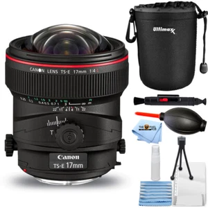 Canon TS-E 17mm f/4L Tilt-Shift Lens 3553B002 - 5PC Accessory Bundle - Picture 1 of 5
