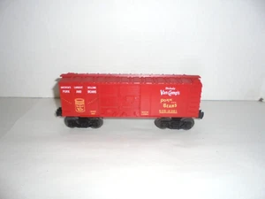 LIONEL 638-2361 STOKELY VAN CAMP'S PORK & BEAN TRAIN BANK CAR VINTAGE O GAUGE - Picture 1 of 3