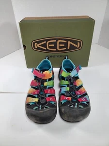 Scarpe da passeggio Keen Newport H2 Tie Dye multicolore impermeabili outdoor taglia 5 giovani - Foto 1 di 9