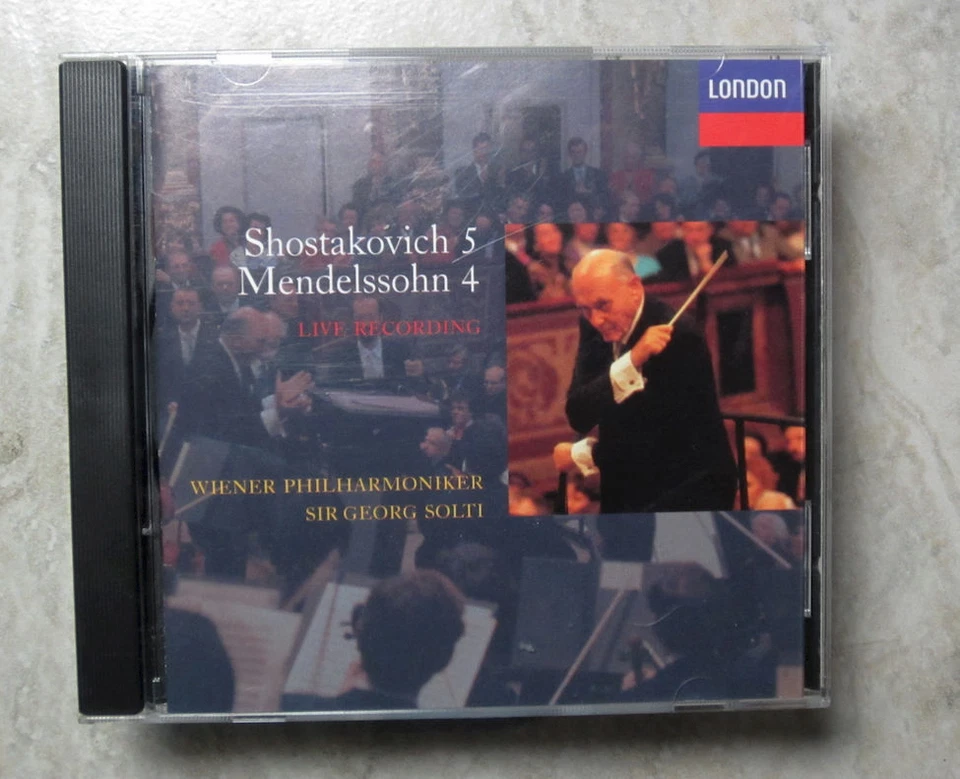 SHOSTAKOVICH 5; MENDELSSOHN 4 GEORG SOLTI WIENER PHILHARMONIKER Foto 1 de 1