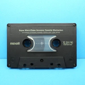 🍒 1x MAXELL XL II-S 90 * IEC II Type 2 * Tape Cassette Kassette кассета * 1988 - Bild 1 von 4