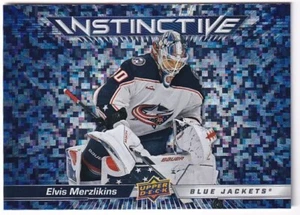 2023-24 Upper Deck Instinctive Sparkle #IN16 Elvis Merzlikins - Picture 1 of 2