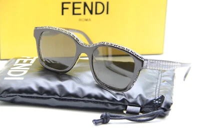NUEVO FENDI FE 40077I 50E MARRÓN NEGRO AUTÉNTICO GAFAS DE SOL CON ESTUCHE 51-20 Foto 1 de 3