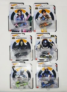 Hot Wheels Gaming Character Cars - Overwatch (GJJ23) - New 1:64 Scale - You Pick - Picture 1 of 43