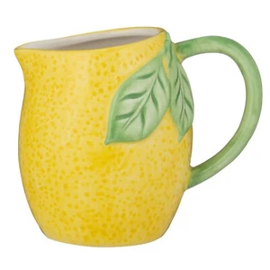 300ml Amalfi Zitrone Milchkännchen Keramik Krug Behälter handbemalt Aufschäumer Haus - Bild 1 von 5