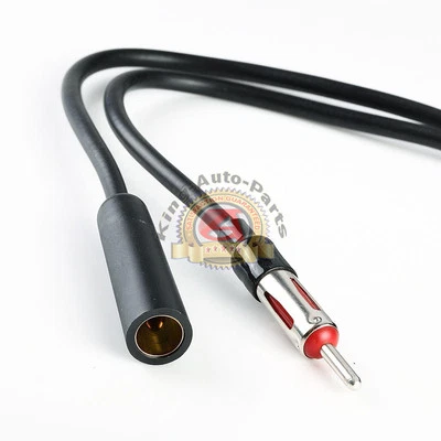 6 FT Universal Male to Female Extension Radio AM/FM Car Antenna Adapter Cable - Image 1 of 2