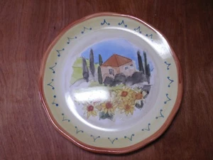 Sango TUSCAN GARDENS 3076 Salad Plates 8 1/4" 4 designs 6 available - Picture 1 of 6