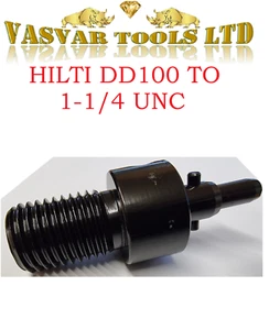 Adattatore trapano core Hilti da DD100 a 1-1/4 filettatura UNC - Foto 1 di 5