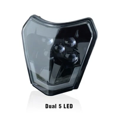 KTM EXC LED Scheinwerfer E-Nummer 125 250 300 350 450 500 Supermoto SMC-R 690 - Bild 1 von 2