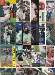 Carte da baseball vintage VINNY CASTILLA 25 ct - tutte diverse - Foto 1 di 1