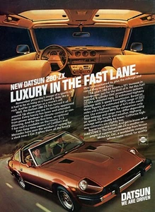 1981 Datsun 280-ZX "Luxury in the Fast Lane" Original Color Print Ad - Picture 1 of 1