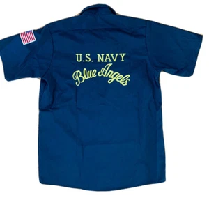 Vintage - Crew Shirt U.S. Blue Angles Navy Flight - 80er Jahre Neu - Bild 1 von 7