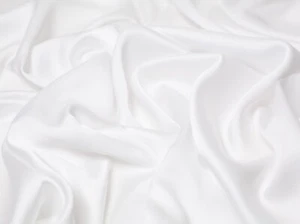 Minerva Nostalgic Crepe Back Satin Fabric White - pro Meter - Bild 1 von 6