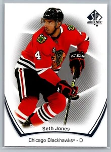 2021-22 SP Authentic #59 Seth Jones Chicago Blackhawks - Picture 1 of 2