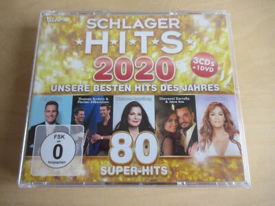 Schlager Hits 2020-Die besten Hits des Jahres-3 CD´s + DVD-sealed und noch OVP - Bild 1 von 4