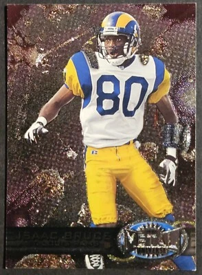 1997 SkyBox Metal Universe #110 Isaac Bruce St. Louis Rams HOF - Image 1 of 2