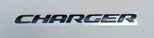 2015-2023 Dodge CHARGER Decklid Nameplate Emblem Badge (BLACK) NEW Genuine Mopar - Picture 1 of 3