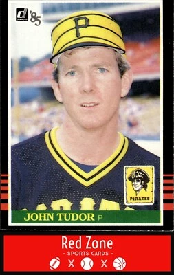 1985 Donruss - #235 John Tudor NM Set Break. - Image 1 of 2
