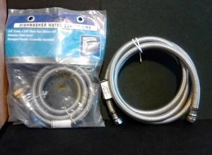 2 Piece Dishwasher Hoses One Six Foot One Five Fooy - Picture 1 of 6