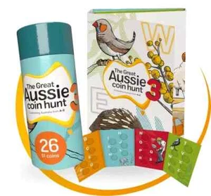 💥📮2022 The Great Aussie Coin Hunt 3 - 26 Coins (A - Z) Folder & Tube📮💥 - Picture 1 of 4