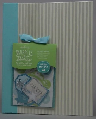 Hallmark Boy Snippets & Stories Memory Keeper Album BBA7038 New - Image 1 of 4