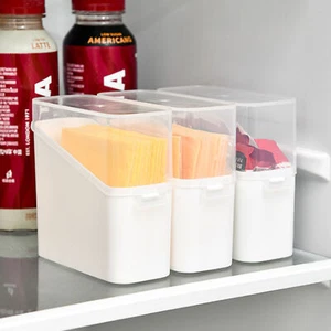 2pcs Cheese Keeper Airtight Food Storage Container With Lid Slice Cheese Holder - Picture 1 of 9