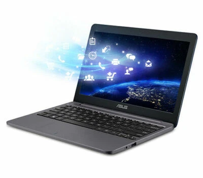 New ! ASUS 11.6" Laptop - Intel Celeron - 2GB RAM - 32GB eMMC Flash Memory -Gray - Image 1 of 4