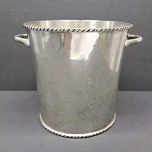 Silverplate wine bucket art Deco design - Picture 1 of 19