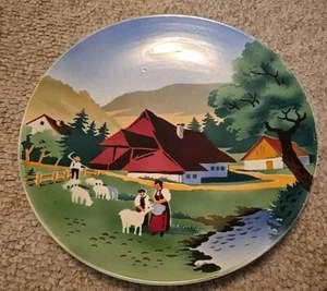 Vintage Villeroy & Boch Wallerfangen Wandteller 20er Jahre 31 cm - Bild 1 von 2