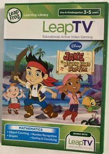 leap frog leaptv Disney jake never land pirates educational game math ages 3-5 - Picture 1 of 3
