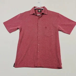 Vintage Penguin Corduroy Cord Cotton Casual Button Up Cotton Shirt Mens Small S - Picture 1 of 12