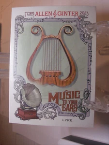 2023 Topps Allen & Ginter Music to Your Ears #MTYE-7 - Lyre 23-564 - Bild 1 von 2