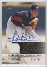 2009 Upper Deck Signature Stars USA Future Watch Jersey /799 Trevor Bauer Auto