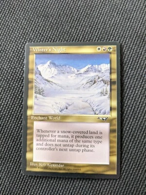 Winter's Night Card 1996 Alliance Magic the Gathering Pack Fresh Un Played - Image 1 of 4
