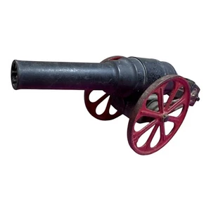 Antique 1920's Big Bang Cast Iron Signal Alarm 7" Cannon 7 FDB FAC Vintage Toy - Picture 1 of 11