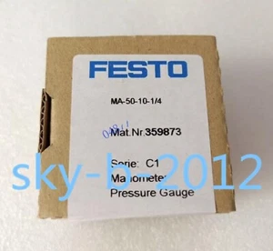 1 PIEZA NUEVO EN CAJA FESTO Manómetro 359873 MA-50-10-1/4 - Imagen 1 de 3
