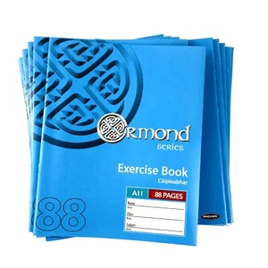 A11 Exercise Book Copy Writing Notebook School Home Work Lined Paper Set of 5 - Picture 1 of 4