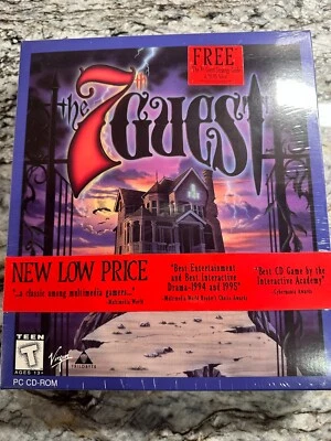 The 7th Guest 1992 PC CD-ROM Video Game Complete Big Box - Horror Adventure VGC - Image 1 of 3